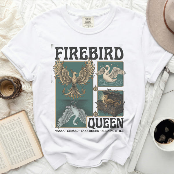 Firebird Queen Fantasy Tee in White