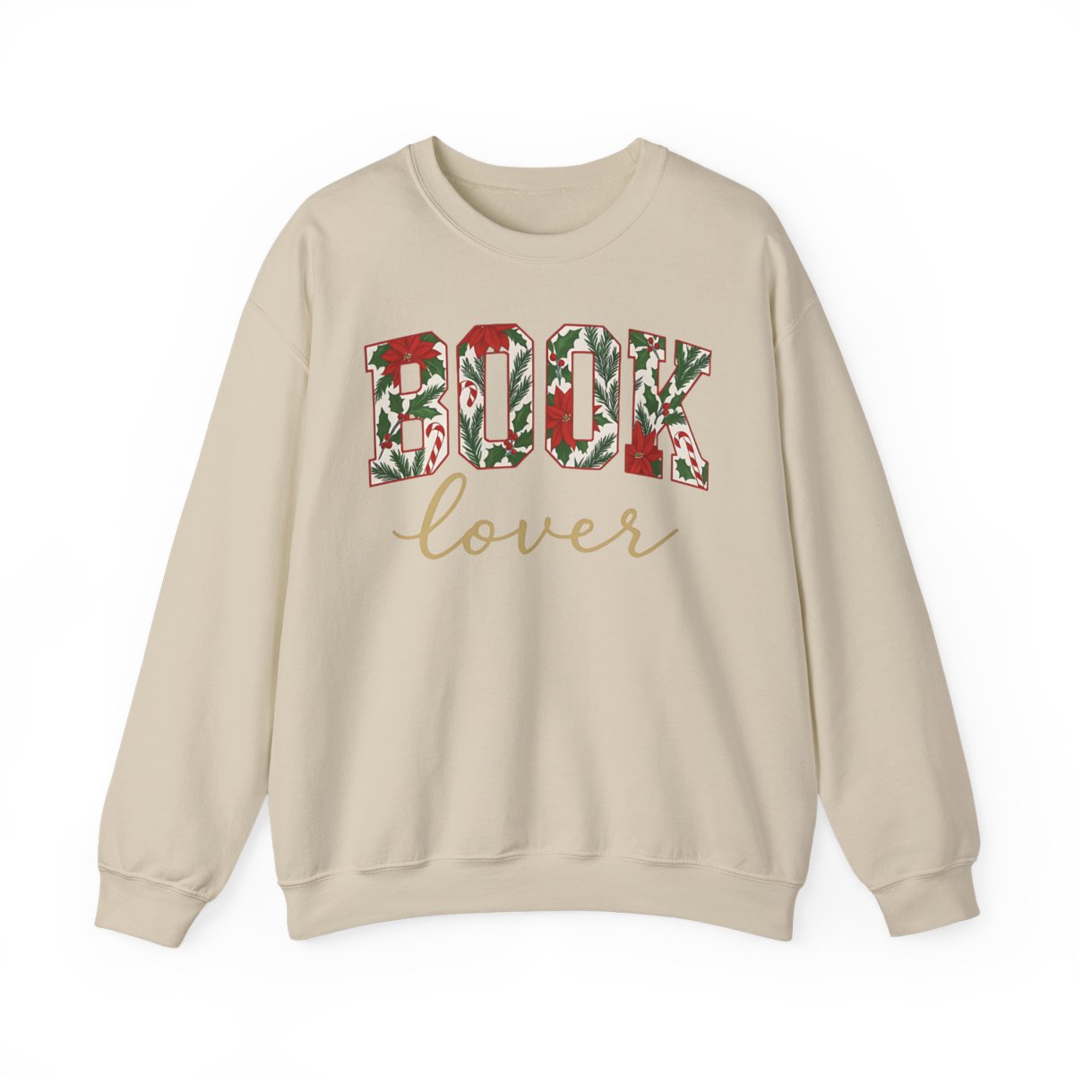 Floral Book Lover Sweatshirt for Book Enthusiasts