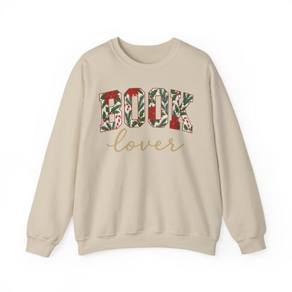 Floral Book Lover Sweatshirt for Book Enthusiasts