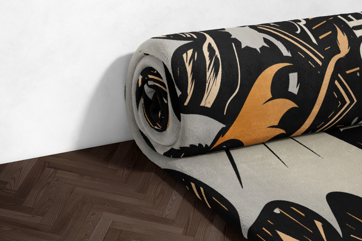 Bold Abstract Art Design for Modern Home Decor Rug