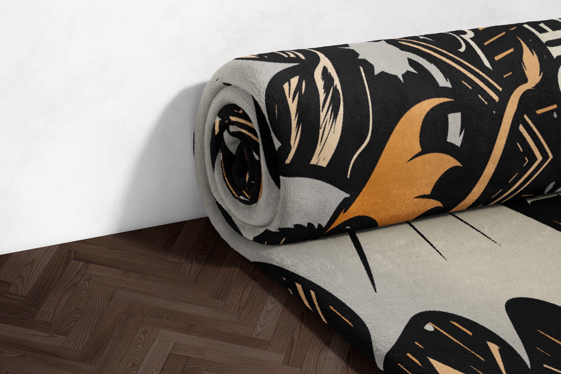 Bold Abstract Art Design for Modern Home Decor Rug