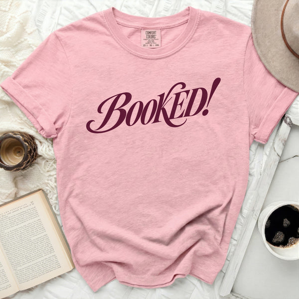 Booked Script Graphic Tee in Blossom
