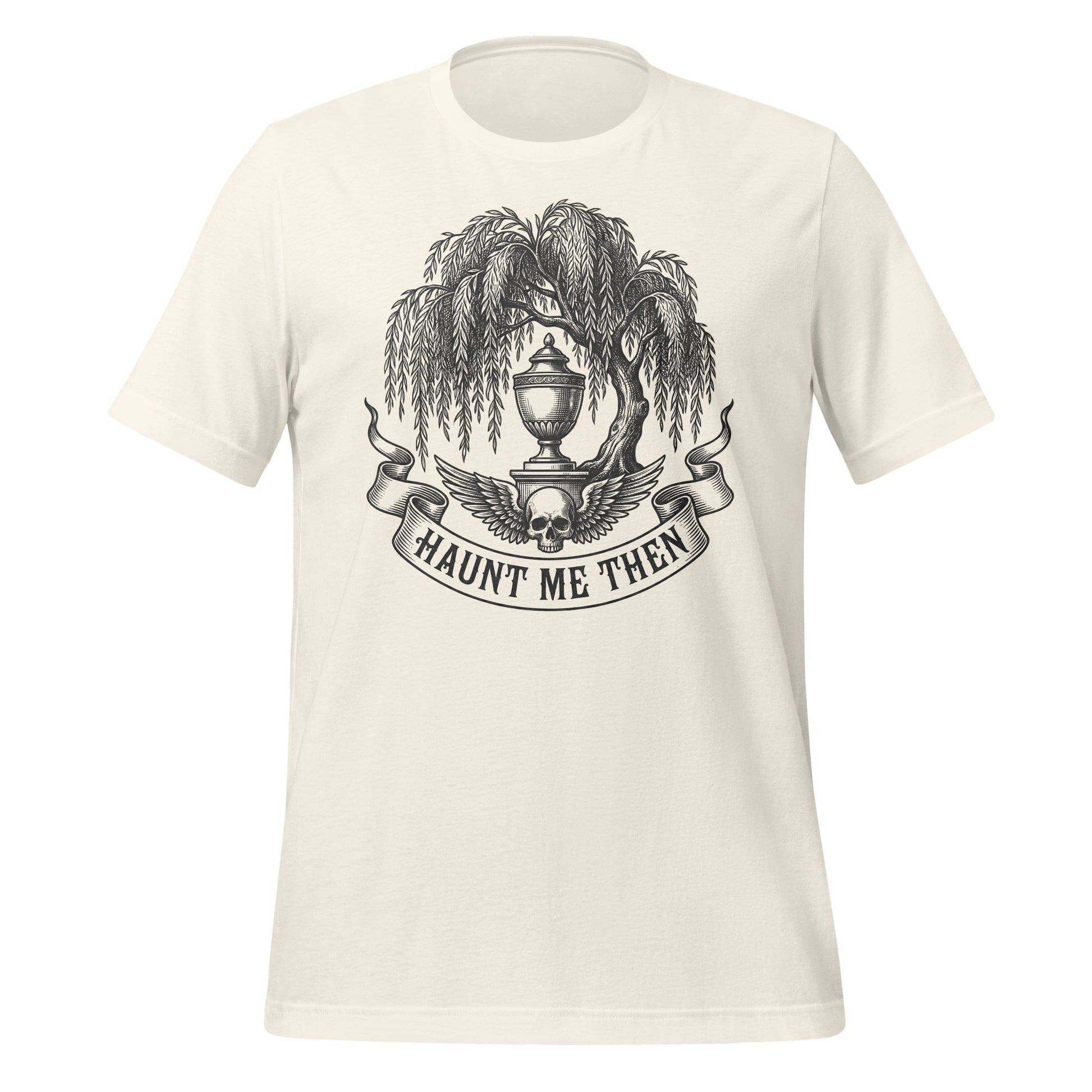 Haunt Me Then Skull and Tree Graphic T-shirt