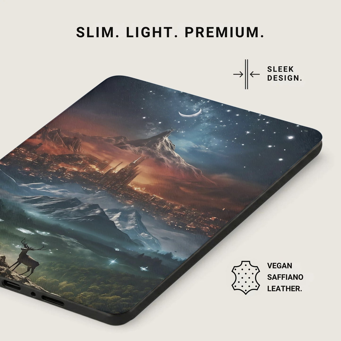 SLIM LIGHT PREMIUM SLEEK DESIGN Night Mountains City Moon product type