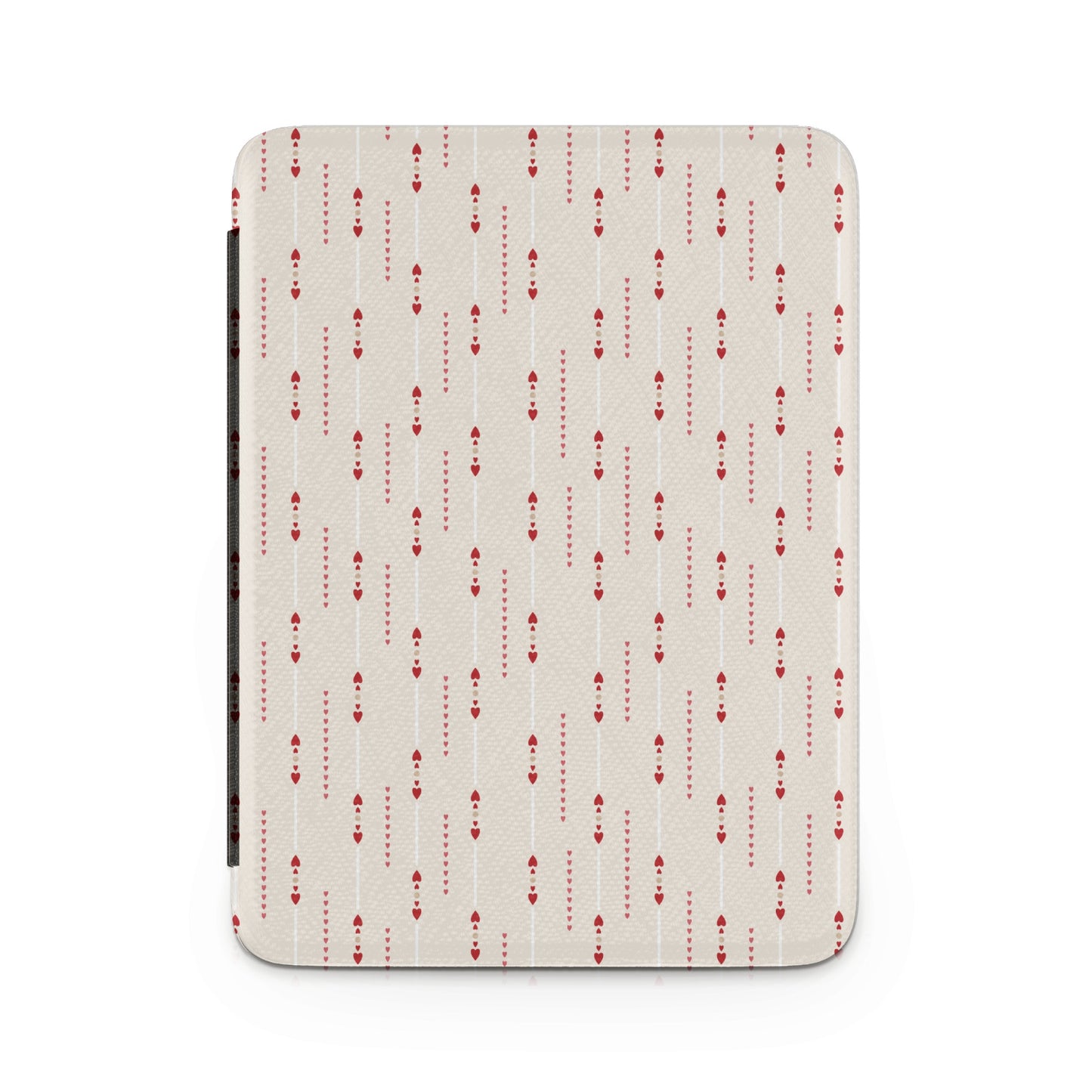 Red and White Arrow Pattern Print iPad Case