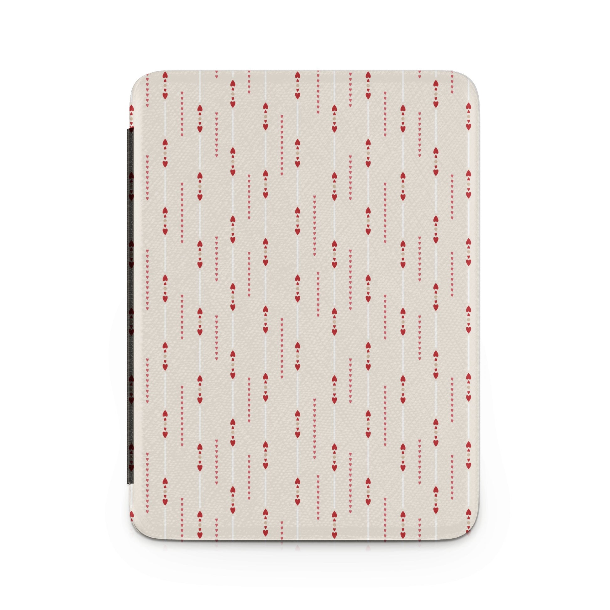 Red and White Arrow Pattern Print iPad Case