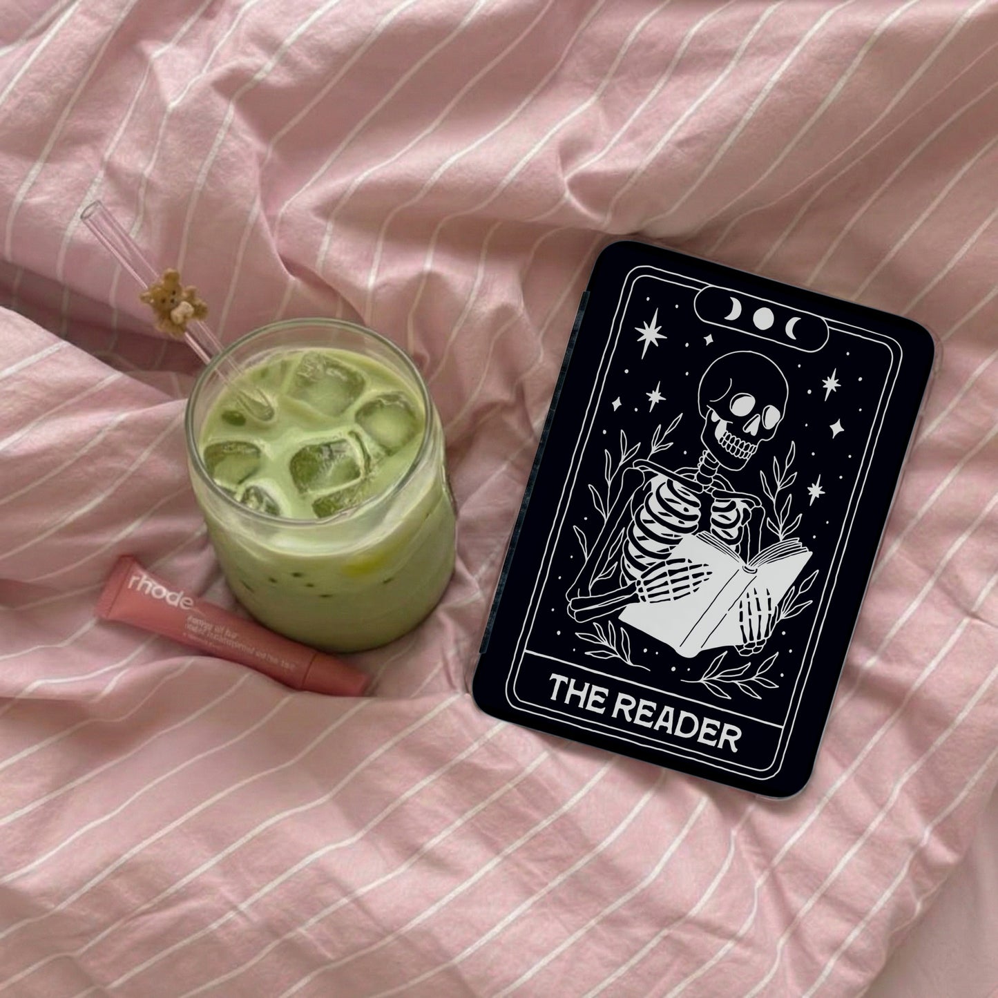 The Reader Black Skeleton Celestial Card product type