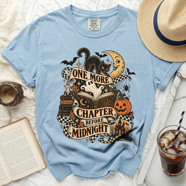 Cozy One More Chapter Tee in Chambray