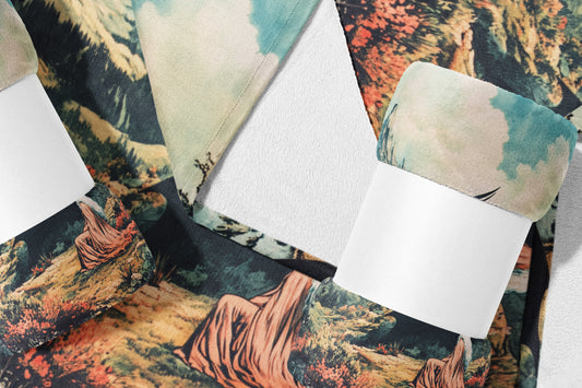 Scenic Landscape Designer Socks for Fashion Appeal