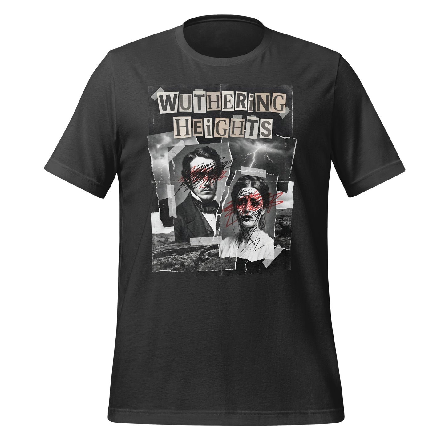 Wuthering Heights Novel Artwork Graphic T-shirt