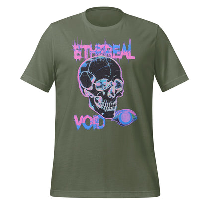Ethereal Void Skull Graphic Tee Shirt for Unisex
