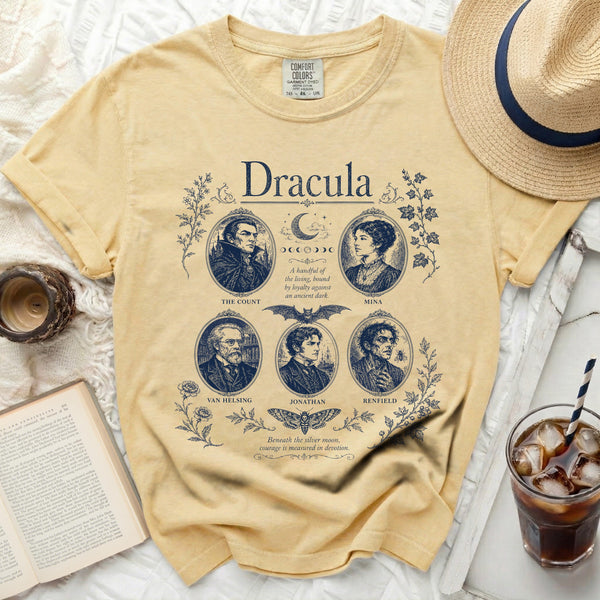 Vintage Dracula Tale Tee in Butter