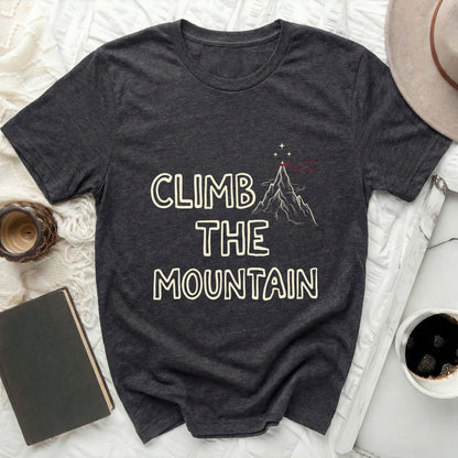 Dark Gray Climb The Mountain Graphic T-Shirt product type