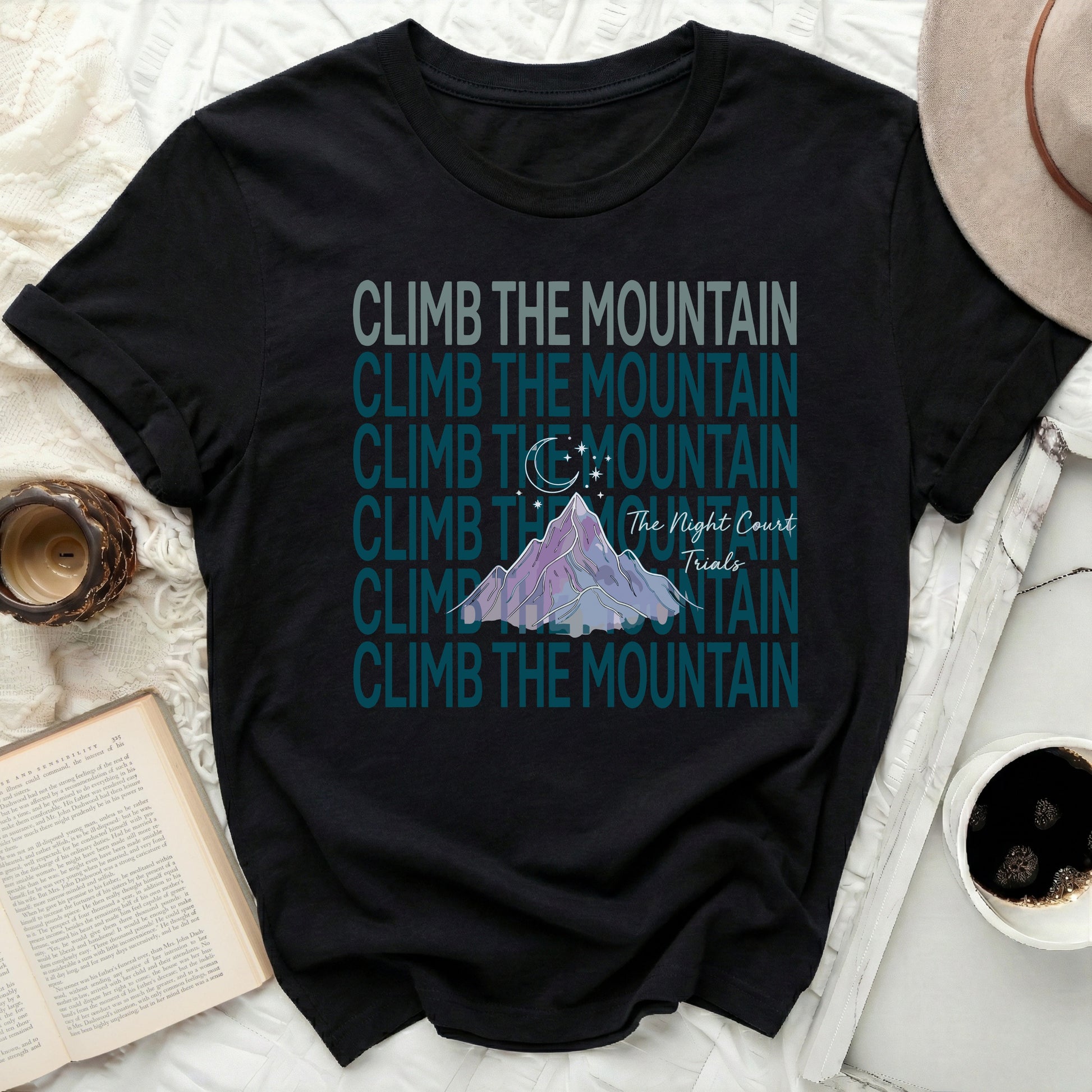 CLIMB THE MOUNTAIN The Night Court Trials T-Shirt product type