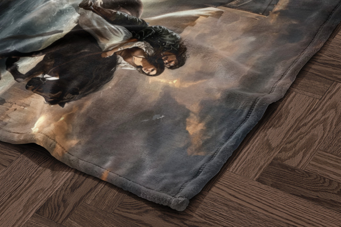 Enchanting Medieval Romance Fantasy Blanket
