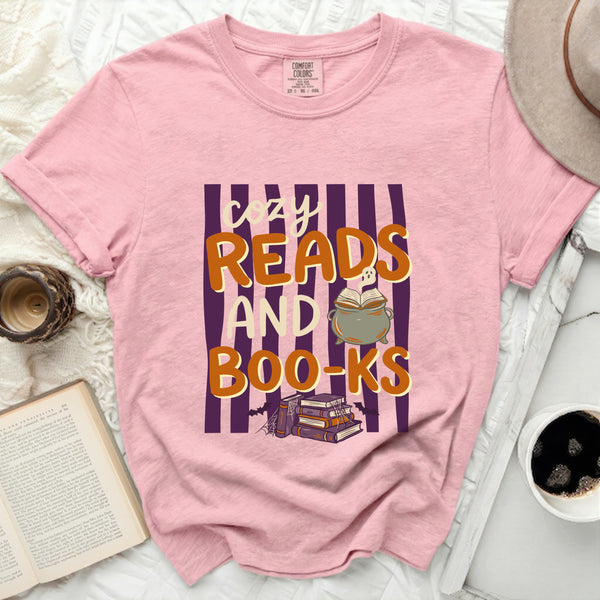 Cozy Reads & Boo-ks Tee in Blossom