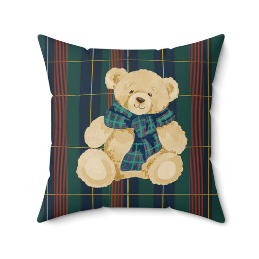 Adorable Teddy Bear Design Decorative Throw Pillow