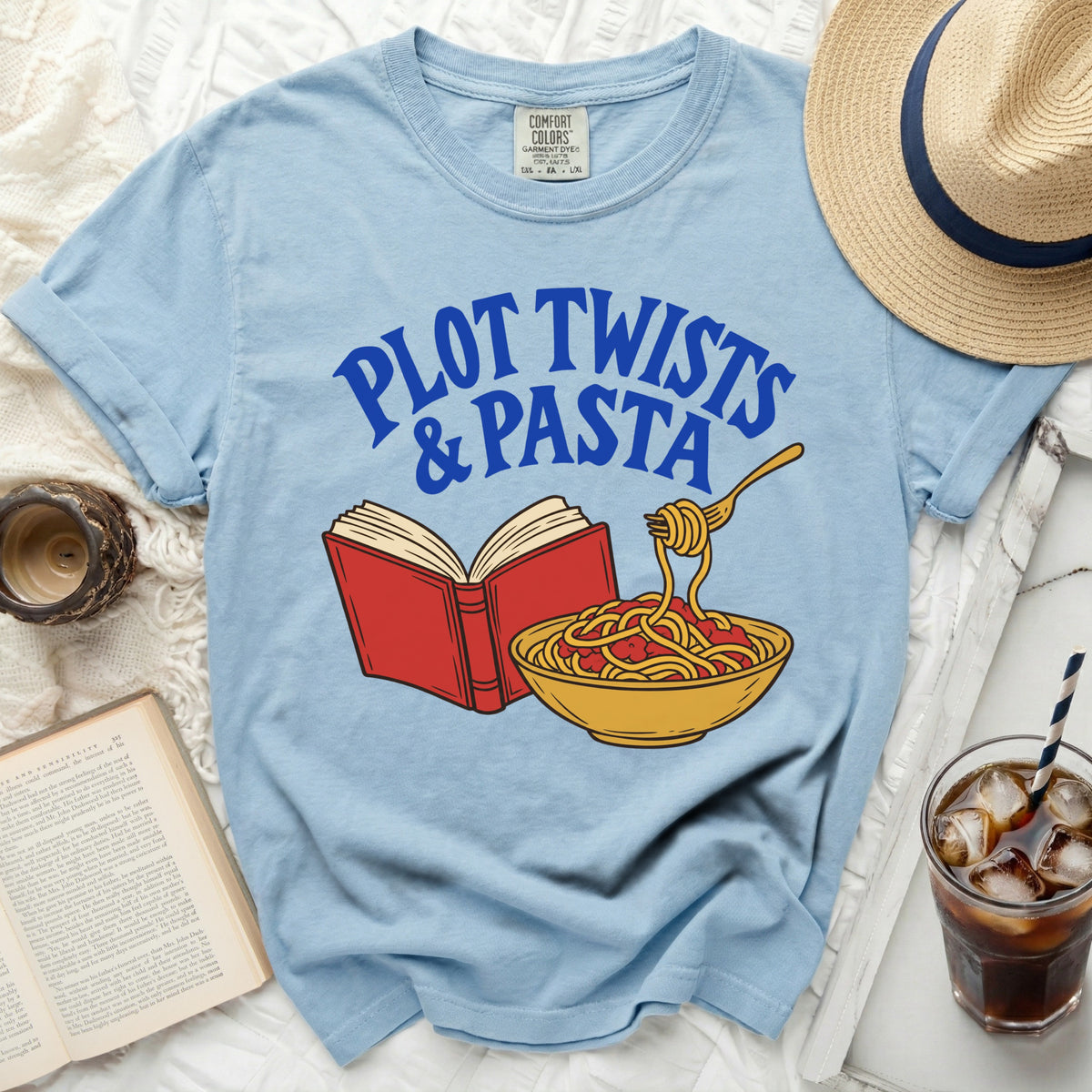 Plot Twists & Pasta Tee