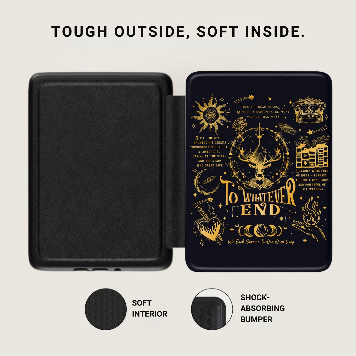 Tough Outside Soft Inside To Whatever End product type