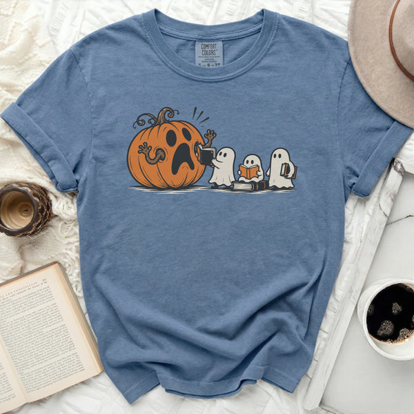 Ghost Storytime Tee in Blue Jean