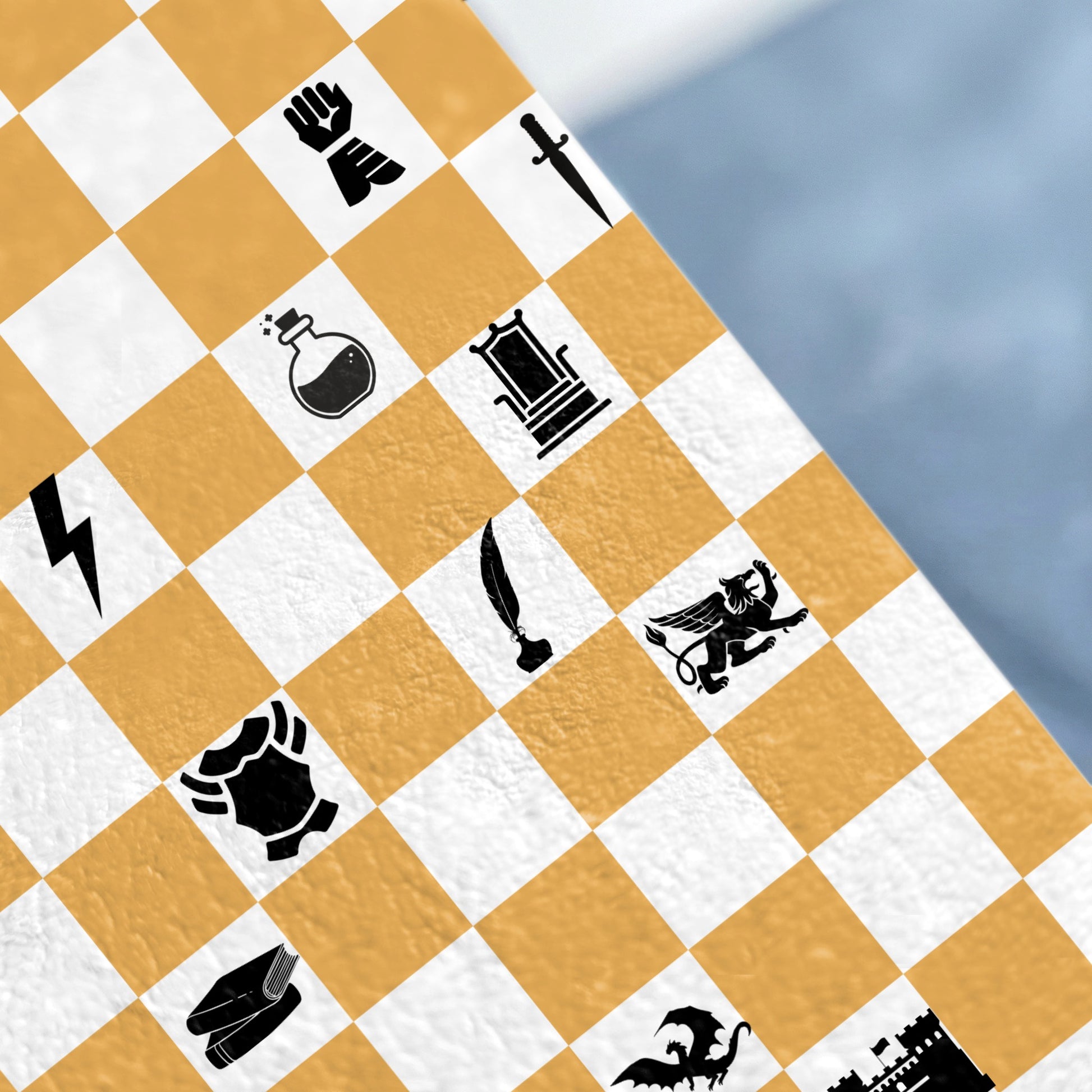 Fantasy RPG Game Icons Checkered Pattern product type