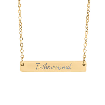 To the Very End Necklace - MagicMerchEmporium