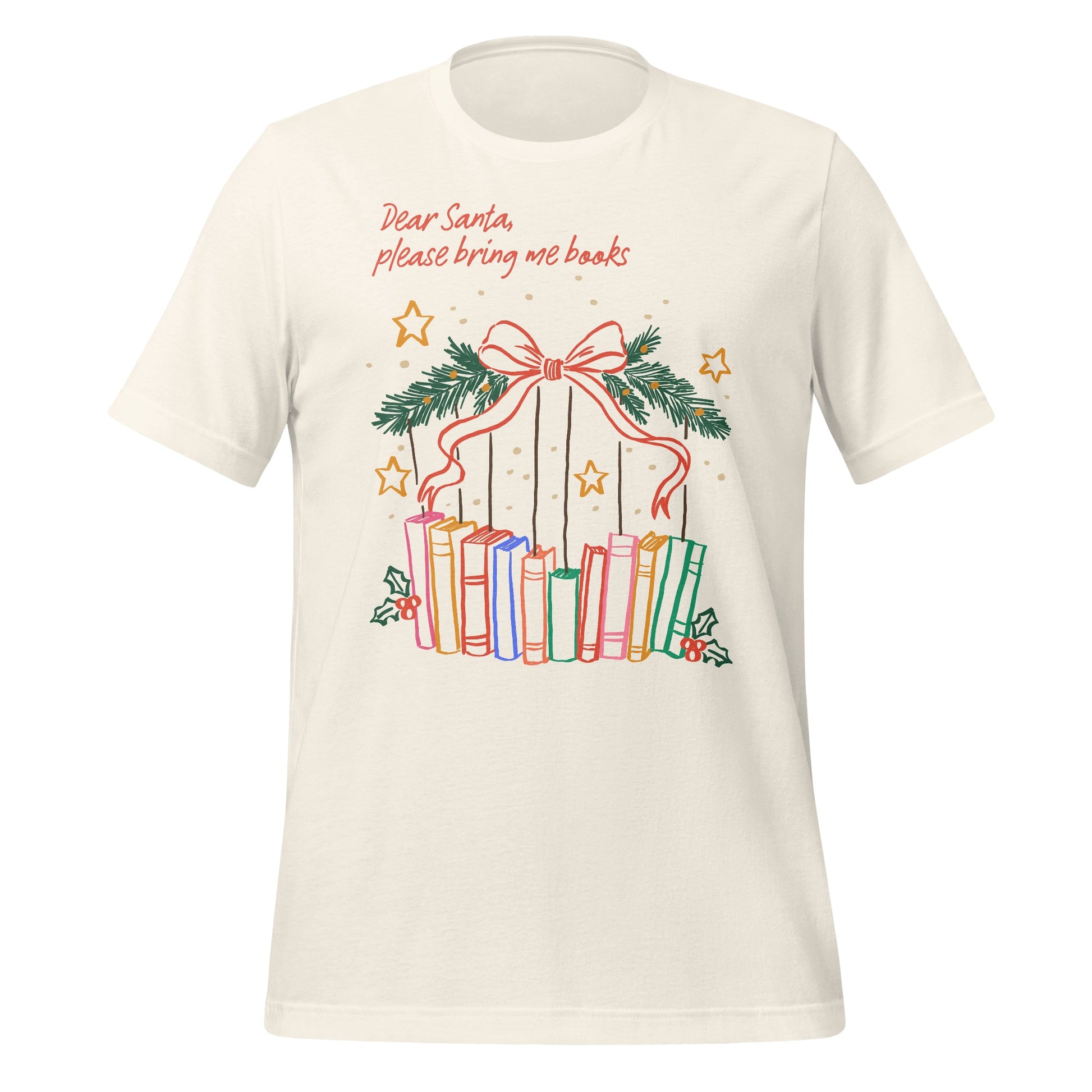 Dear Santa Please Bring Me Books Graphic Tee