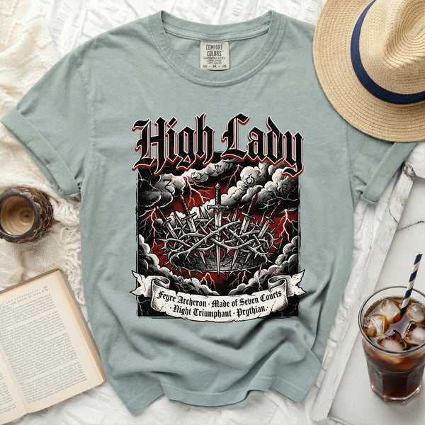 High Lady Crown Tee in Bay