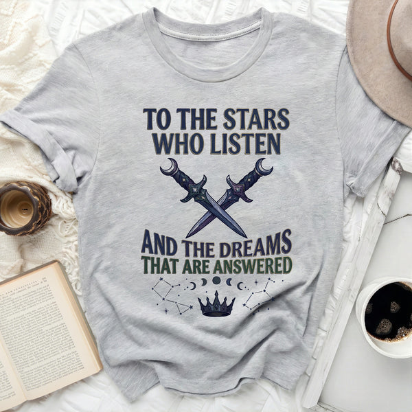 Daggers & Dreams Tee in Athletic Heather