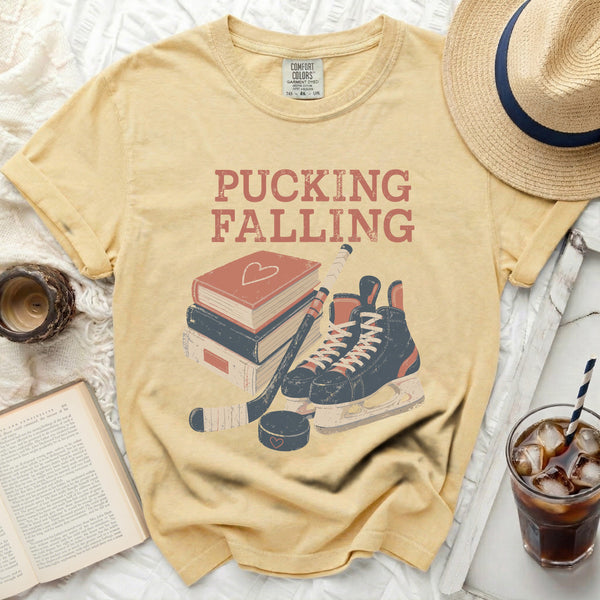 Pucking Falling Tee in Butter