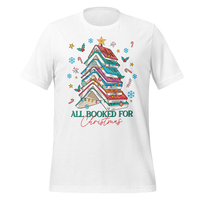 All Booked For Christmas Festive Graphic T-shirt