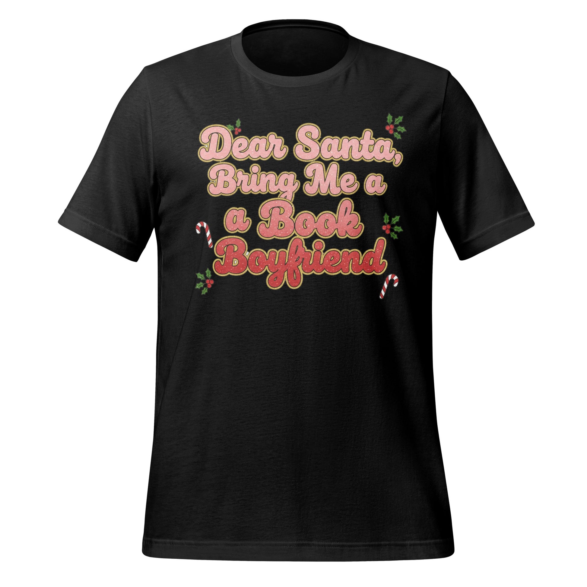 Dear Santa Bring Me a Book Boyfriend T-shirt