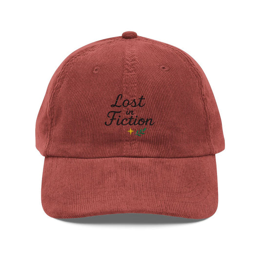Lost In Fiction - Vintage Corduroy Cap - MagicMerchEmporium