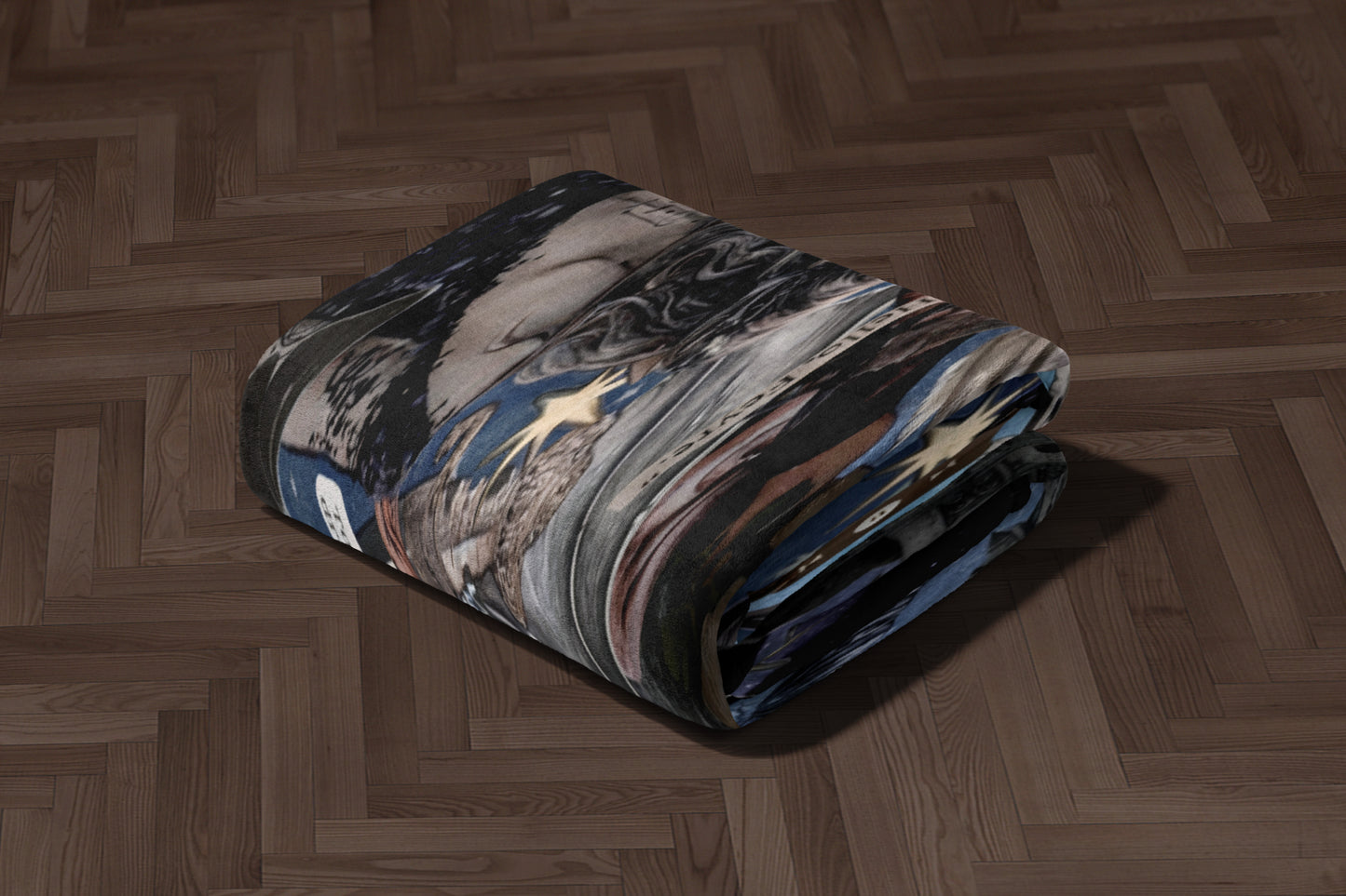 Colorful Cozy Printed Blanket