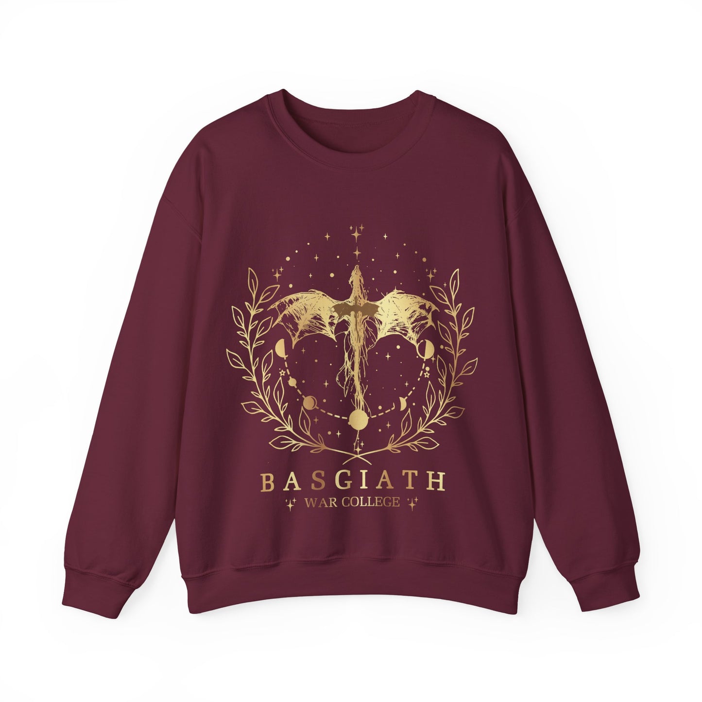 Fourth Wing "Basgiath War College" Dragon Sweatshirt - MagicMerchEmporium