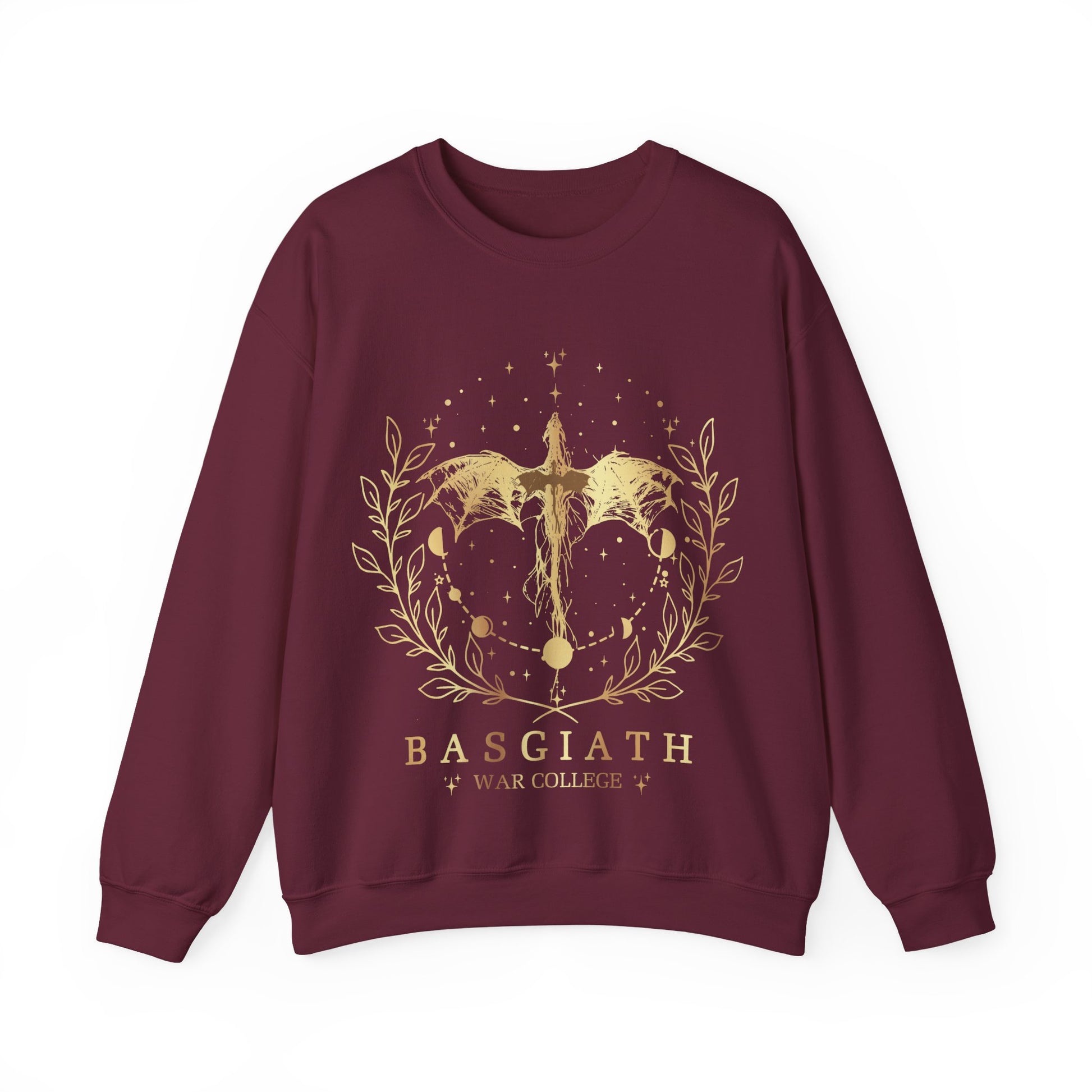 Fourth Wing "Basgiath War College" Dragon Sweatshirt - MagicMerchEmporium