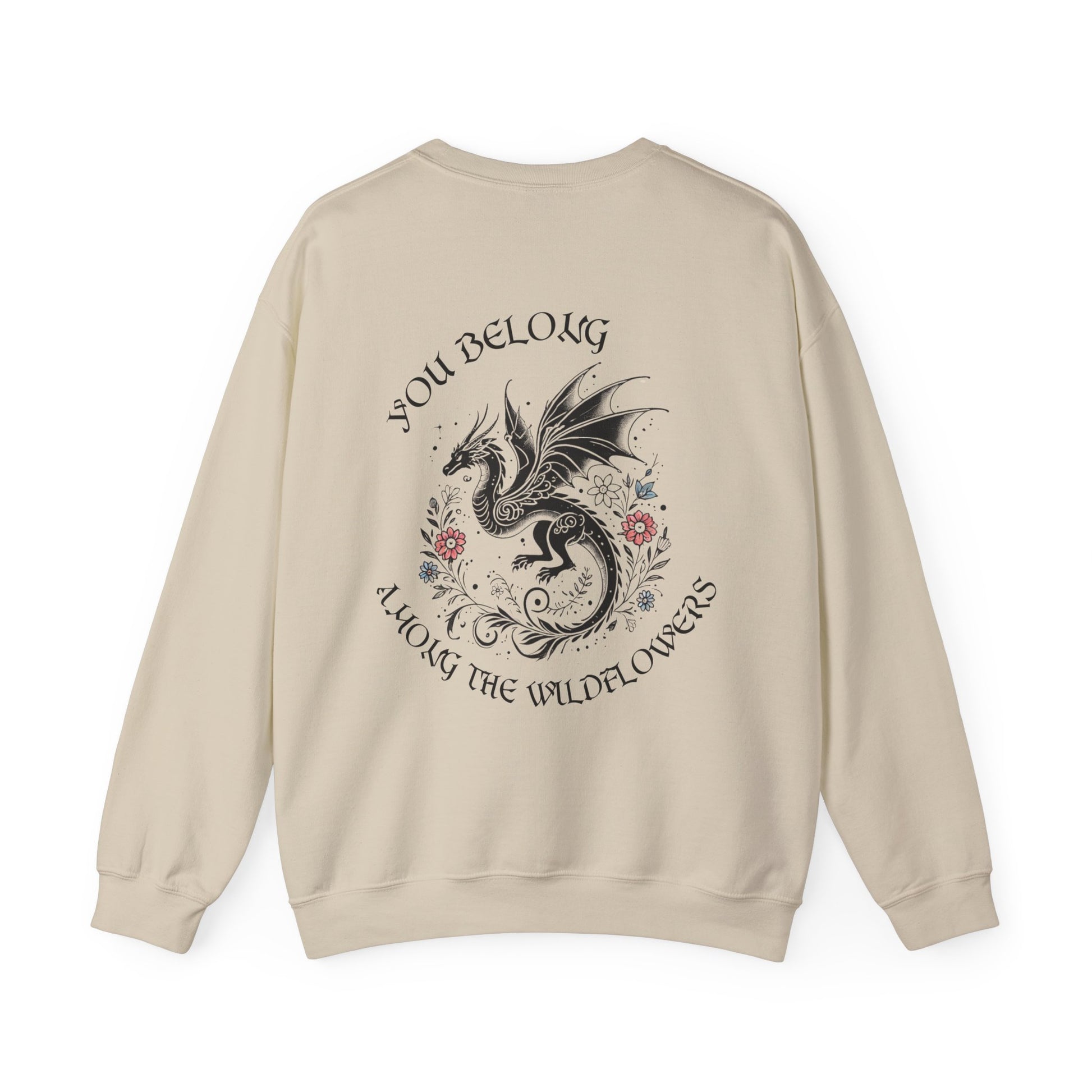 "You Belong Among the Wildflowers" Manon Blackbeak Sweatshirt - MagicMerchEmporium