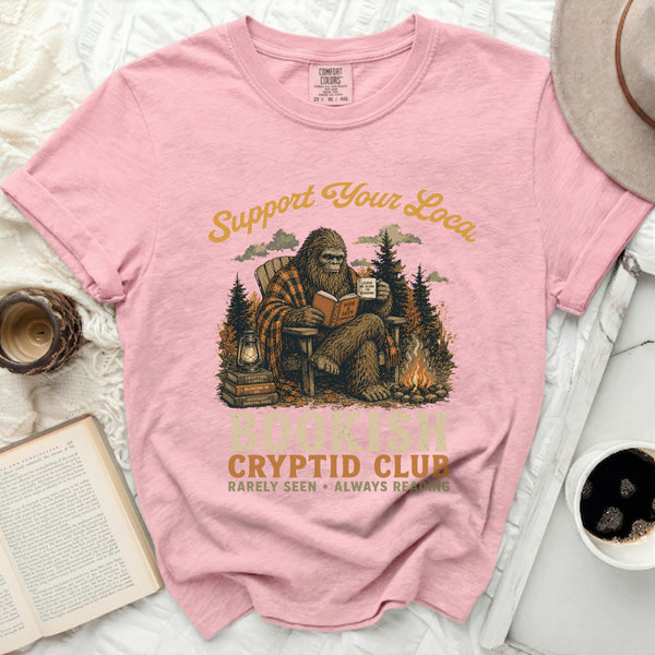 Bookish Cryptid Club Tee in Blossom