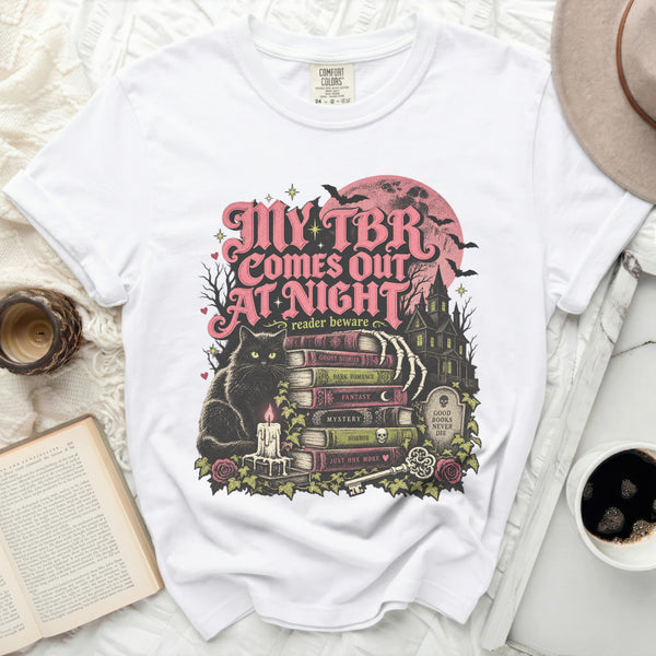Spooky TBR Tee in White