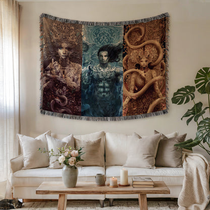 Crescent City Maasverse Woven Throw Blanket