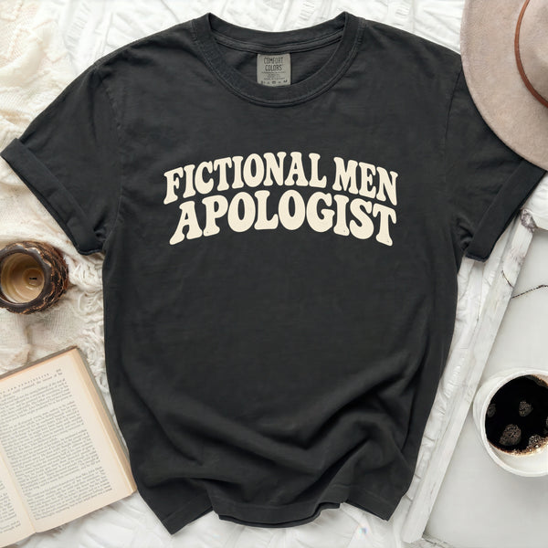Fictional Men Apologist Tee in Black