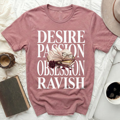 Desire Passion Obsession Ravish Book Lover product type