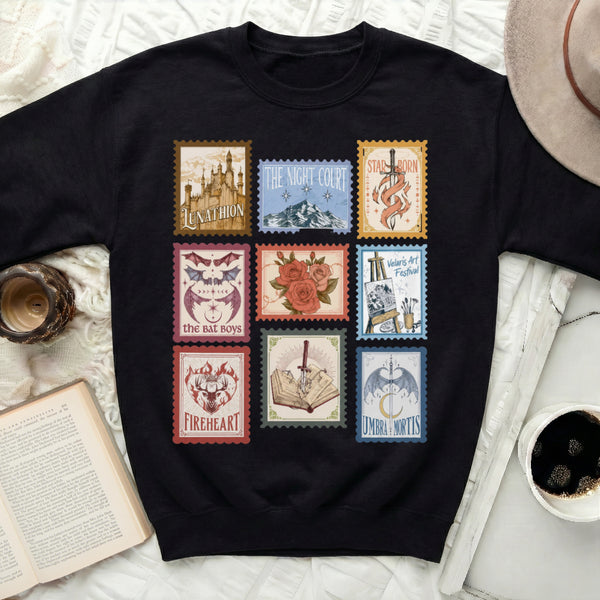 Maas Fandom Stamp Sweatshirt in Black