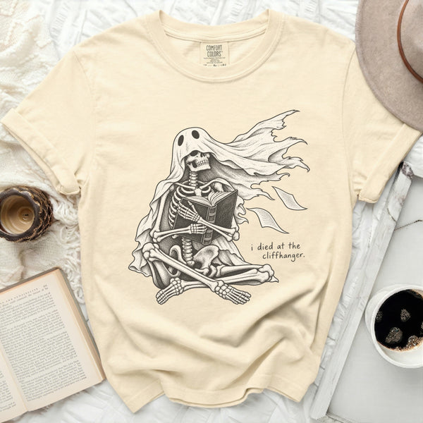 Cliffhanger Skeleton Tee in Ivory