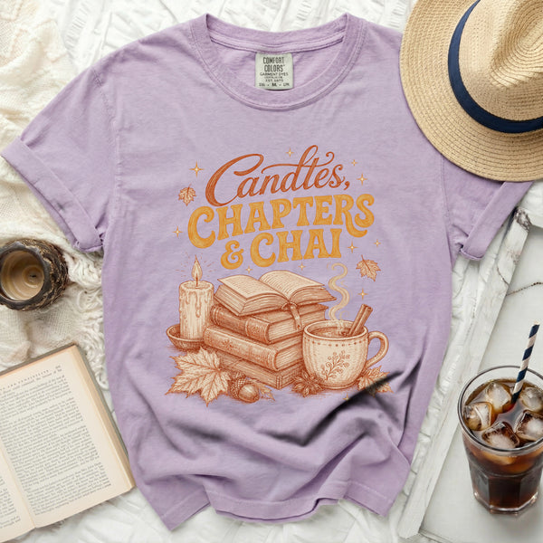 Candles, Chapters, Chai Tee in Orchid