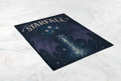 Starfall design with celestial dragon theme blanket