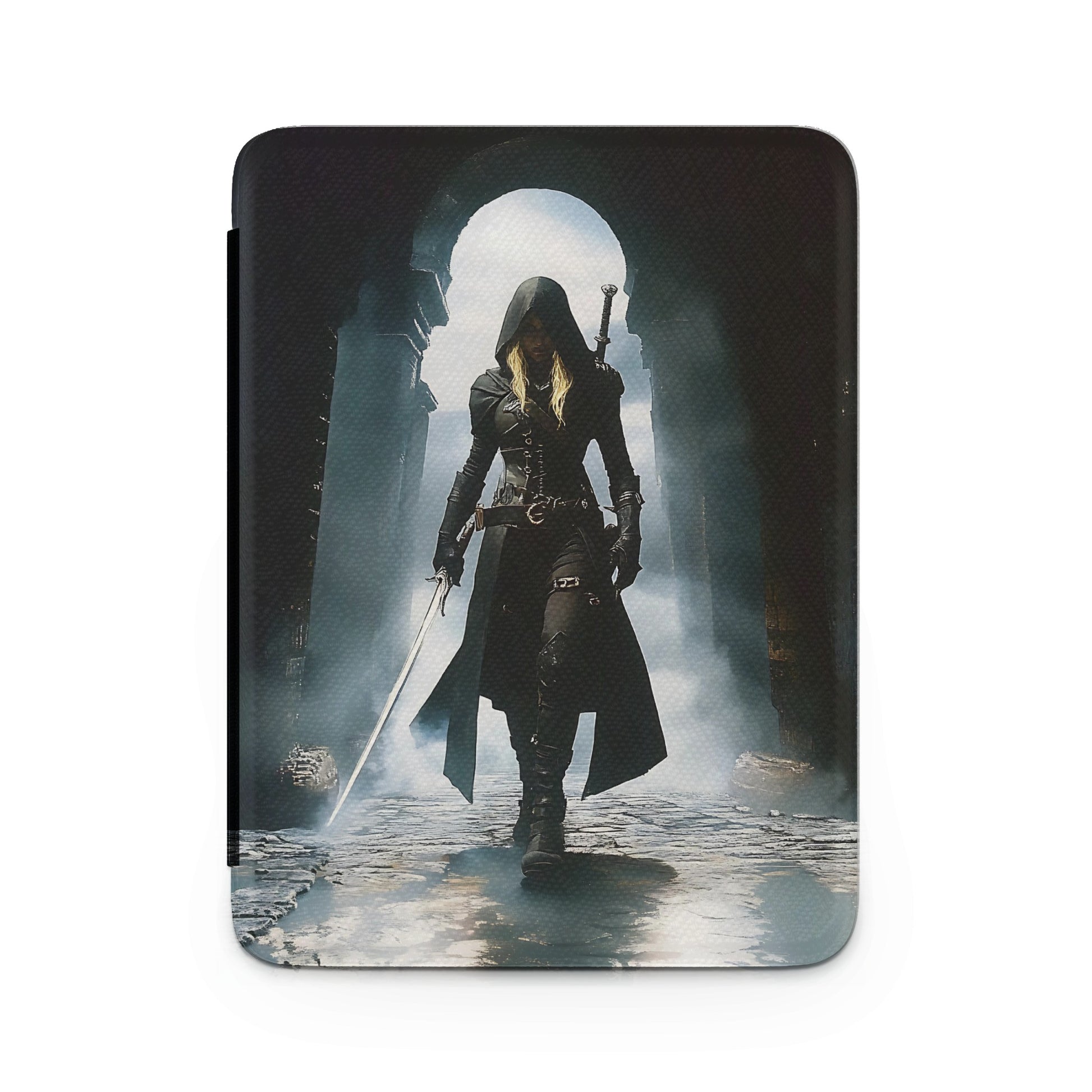 Dark Fantasy Hooded Assassin Sword Warrior Heroine product type