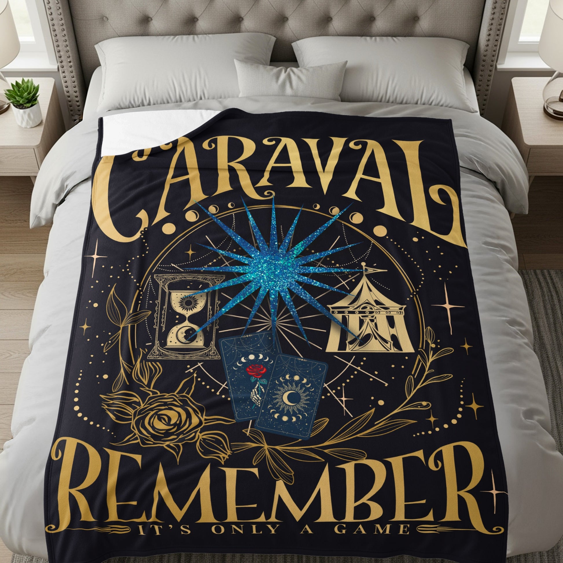 Remember Caraval It's Only a Game Blanket