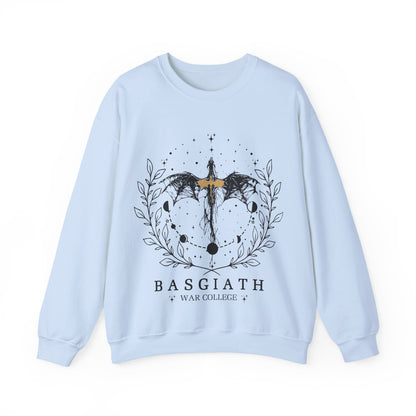Fourth Wing "Basgiath War College" Dragon Sweatshirt - MagicMerchEmporium