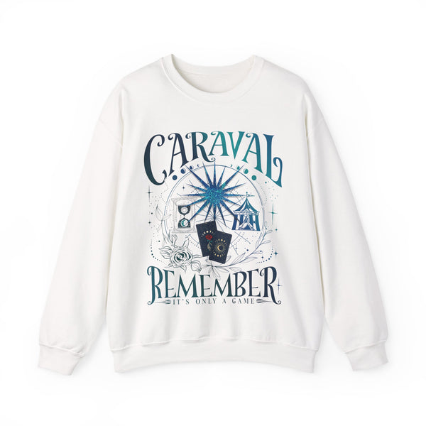 Caraval Only a Game Sweatshirt in White